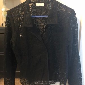 Aritzia Lace long sleeved blouse, button up.